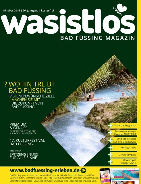 wasistlos Bad Füssing Magazin Oktober 2016