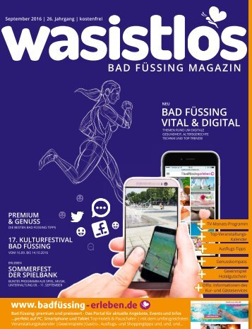 wasistlos Bad Füssing Magazin September 2016