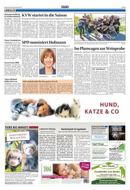 Wochen-Kurier 5/2017 - Lokalzeitung für Weiterstadt und Büttelborn