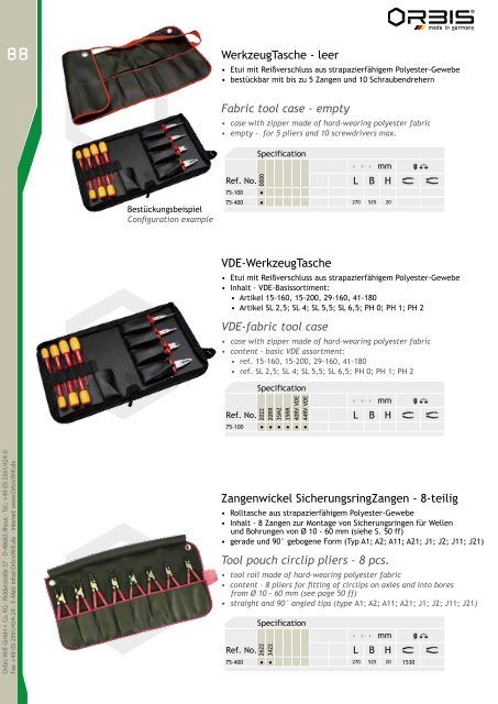 ORBIS Produkte