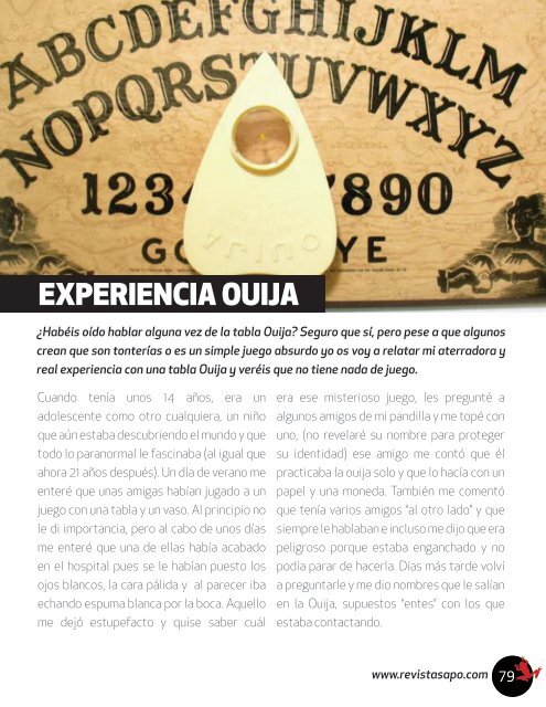 REVISTA SAPO MISTERIO 01