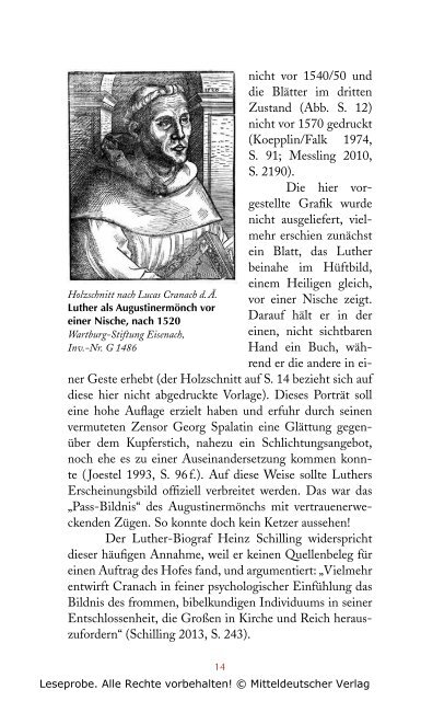 Cranach und Luther - Leseprobe