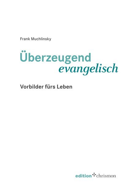 Ueberzeugend evangelisch_Leseprobe