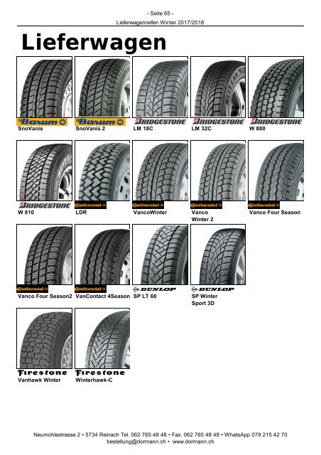 Winterreifenkatalog 17-18