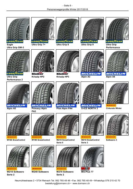 Winterreifenkatalog 17-18