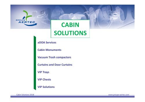 Cabin Solutions 2018