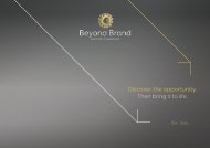 Beyond Brand Our Story