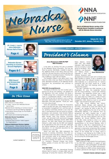 Nebraska Nurse - December 2017