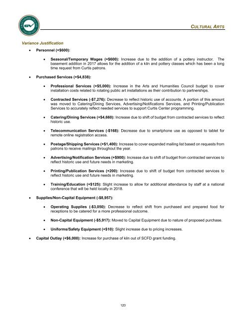 2018 Adopted Annual Operating &amp; Capital Improvement Budget