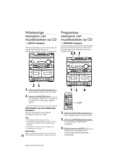 Sony MHC-C20 - MHC-C20 Istruzioni per l'uso