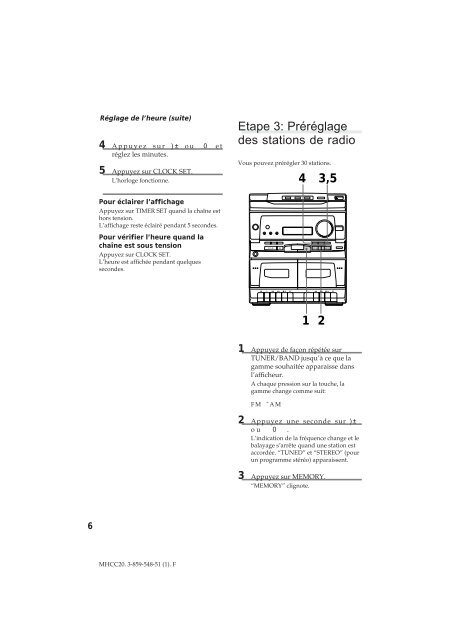 Sony MHC-C20 - MHC-C20 Istruzioni per l'uso Portoghese