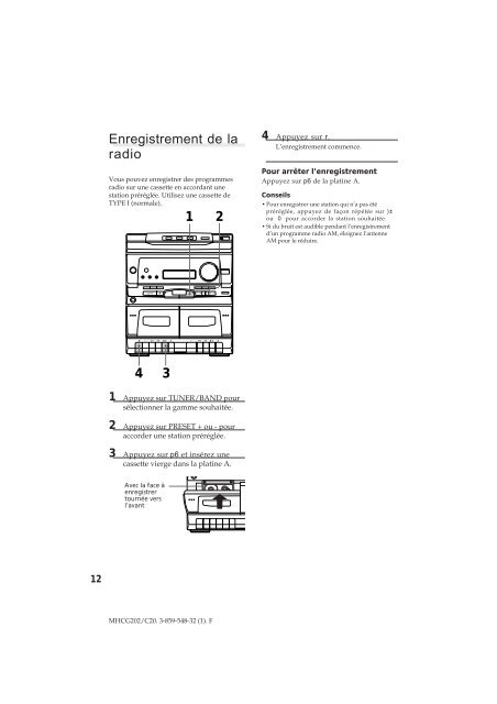 Sony MHC-C20 - MHC-C20 Istruzioni per l'uso Spagnolo