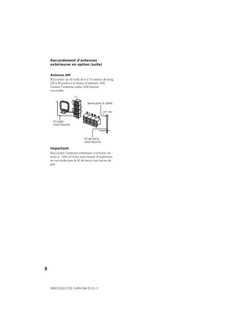 Sony MHC-C20 - MHC-C20 Istruzioni per l'uso Spagnolo