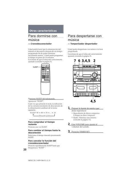 Sony MHC-C20 - MHC-C20 Istruzioni per l'uso Francese