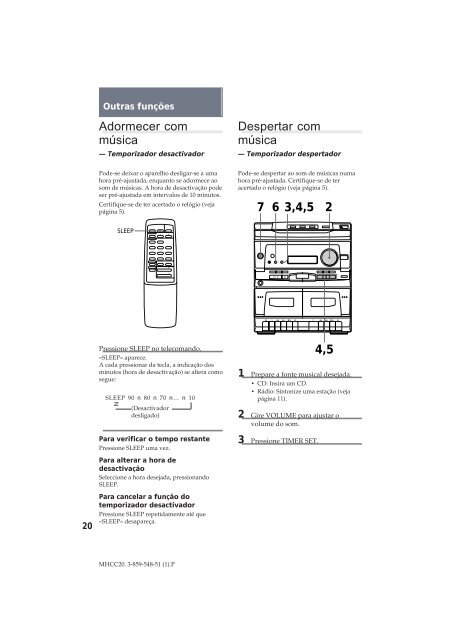 Sony MHC-C20 - MHC-C20 Istruzioni per l'uso Francese