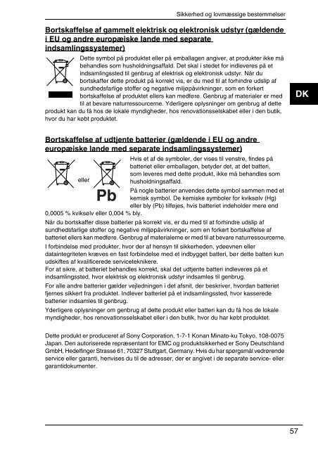 Sony VGN-NS31MT - VGN-NS31MT Documenti garanzia Svedese