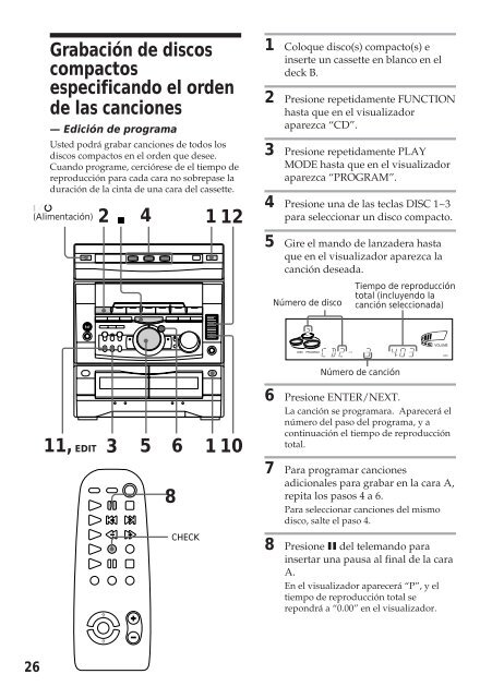 Sony MHC-R500 - MHC-R500 Consignes d&rsquo;utilisation Espagnol