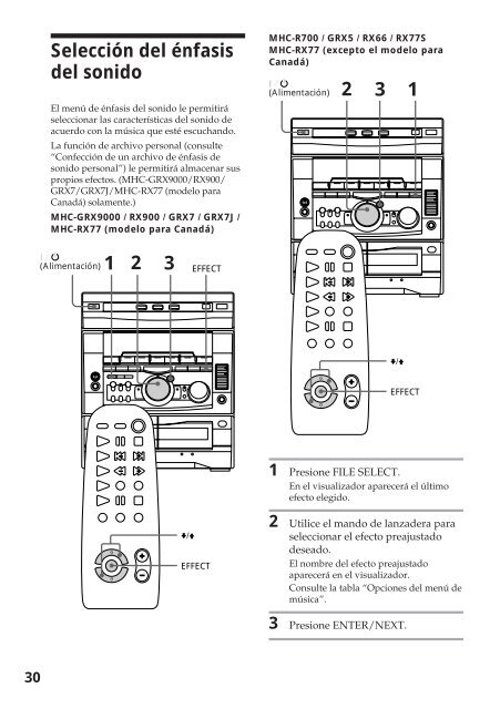 Sony MHC-R500 - MHC-R500 Consignes d&rsquo;utilisation Espagnol