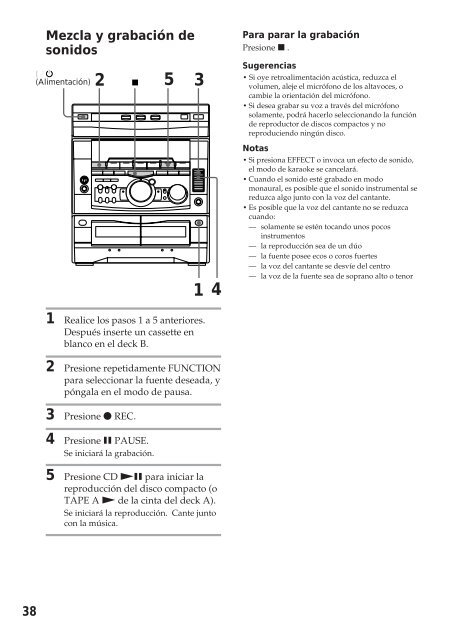 Sony MHC-R500 - MHC-R500 Consignes d&rsquo;utilisation Espagnol