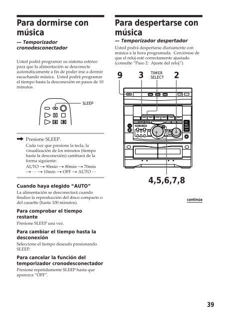 Sony MHC-R500 - MHC-R500 Consignes d&rsquo;utilisation Espagnol