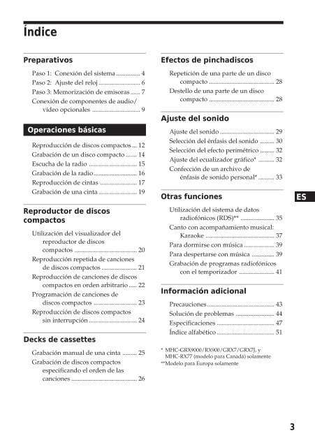 Sony MHC-R500 - MHC-R500 Consignes d&rsquo;utilisation Fran&ccedil;ais