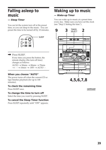 Sony MHC-R500 - MHC-R500 Consignes d&rsquo;utilisation Anglais