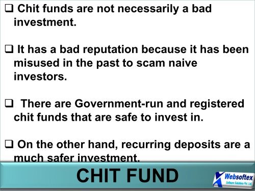 Chit Fund Pigmy India, Pigmy India, Pigmy Collection, Chit Fund Collection, Chit Fund Pigmy Collection India