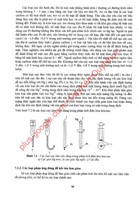 BÀI GIẢNG PHÂN TÍCH ĐIỆN HÓA DÙNG CHO SINH VIÊN CHUYÊN HÓA ĐẠI HỌC ĐÀ NẴNG LÊ THỊ MÙI (SCANNED VERSION)