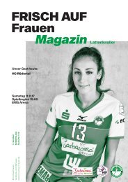 Ausgabe 2 - Saison 2017/2018 - FRISCH AUF Frauen Magazin 