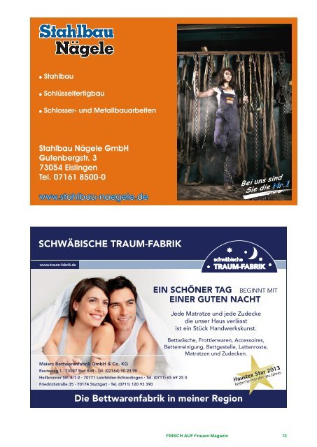 Ausgabe 2 - Saison 2017/2018 - FRISCH AUF Frauen Magazin "LATTENKNALLER"