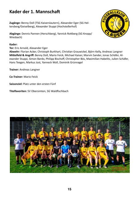 FKC Aktuell - 14. Spieltag - Saison 2017/2018