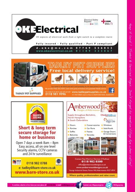 Issue 62 October 2017 Village Eye