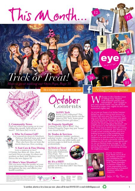 Issue 62 October 2017 Village Eye