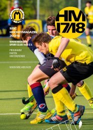 MSC Hockeymagazin 2017/18