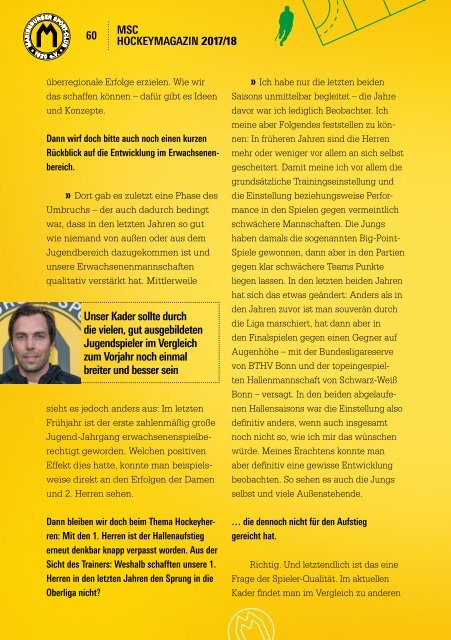 MSC Hockeymagazin 2017/18