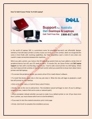 How To Add A Canon Printer To A Dell Laptop?