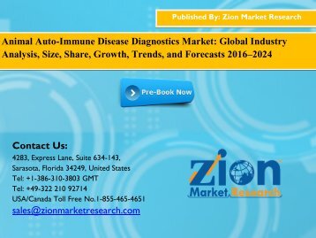 Animal Auto-Immune Disease Diagnostics Market