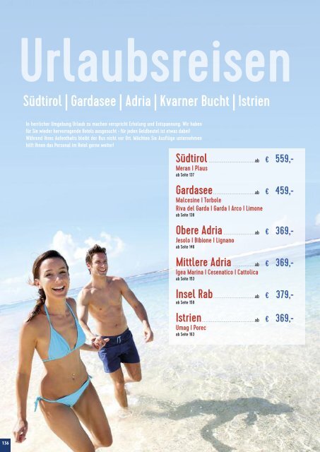 Sieghart Reisen Sommerkatalog 2018 