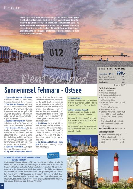 Sieghart Reisen Sommerkatalog 2018 