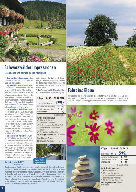 Sieghart Reisen Sommerkatalog 2018 