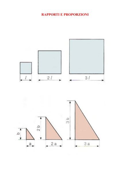 Rapporti e proporzioni