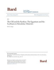 The Old and the Restless - The Egyptians and the Scythians in Herodotus' Histories by Robert J. Hagan