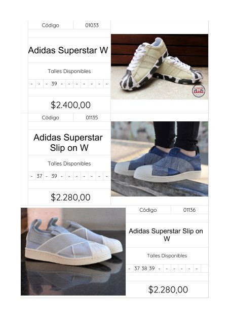 catalogo adidas superstar