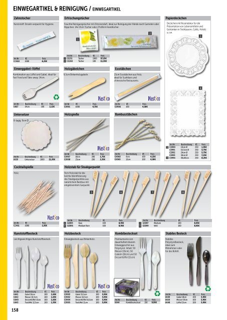 Reinigung & Einwegartikel_echsle gastro Katalog