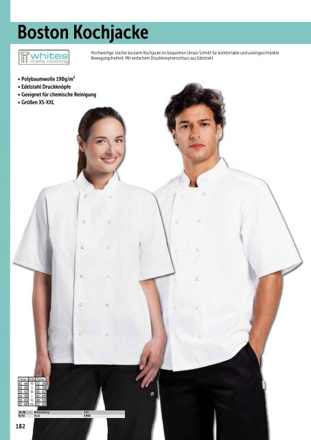 Kleidung & Arbeitsschuhe_echsle gastro Katalog