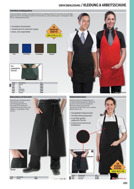 Kleidung & Arbeitsschuhe_echsle gastro Katalog