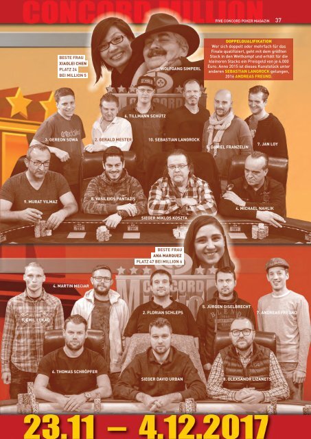 FIVE - Das Concord Poker Magazin