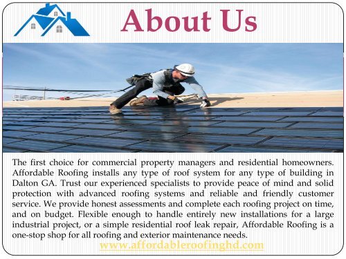 Roofing Services in Rossville, GA