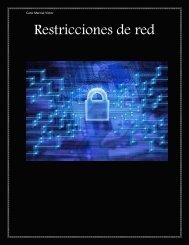 Restricciones de red