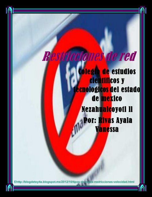 Restricciones de red rivas ayala vanessa